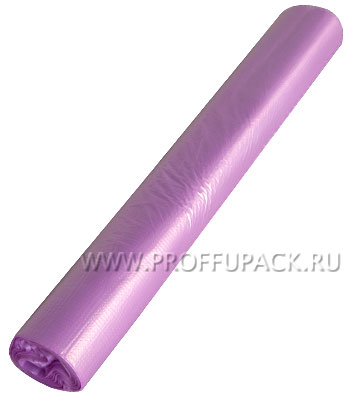 Фасовочные пакеты в рулонах фиолетовые, 30х40 см., 100 шт.