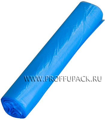 Фасовочные пакеты в рулонах, голубые, 24х37 см., 100 шт.